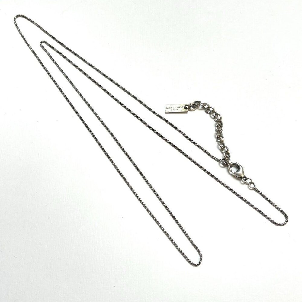 Saint Laurent Paris Silver Link Adjustable Chain/Necklace